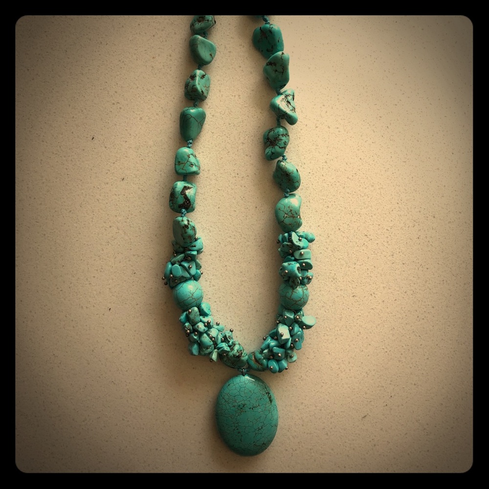 Turquoise Necklace with Pendant